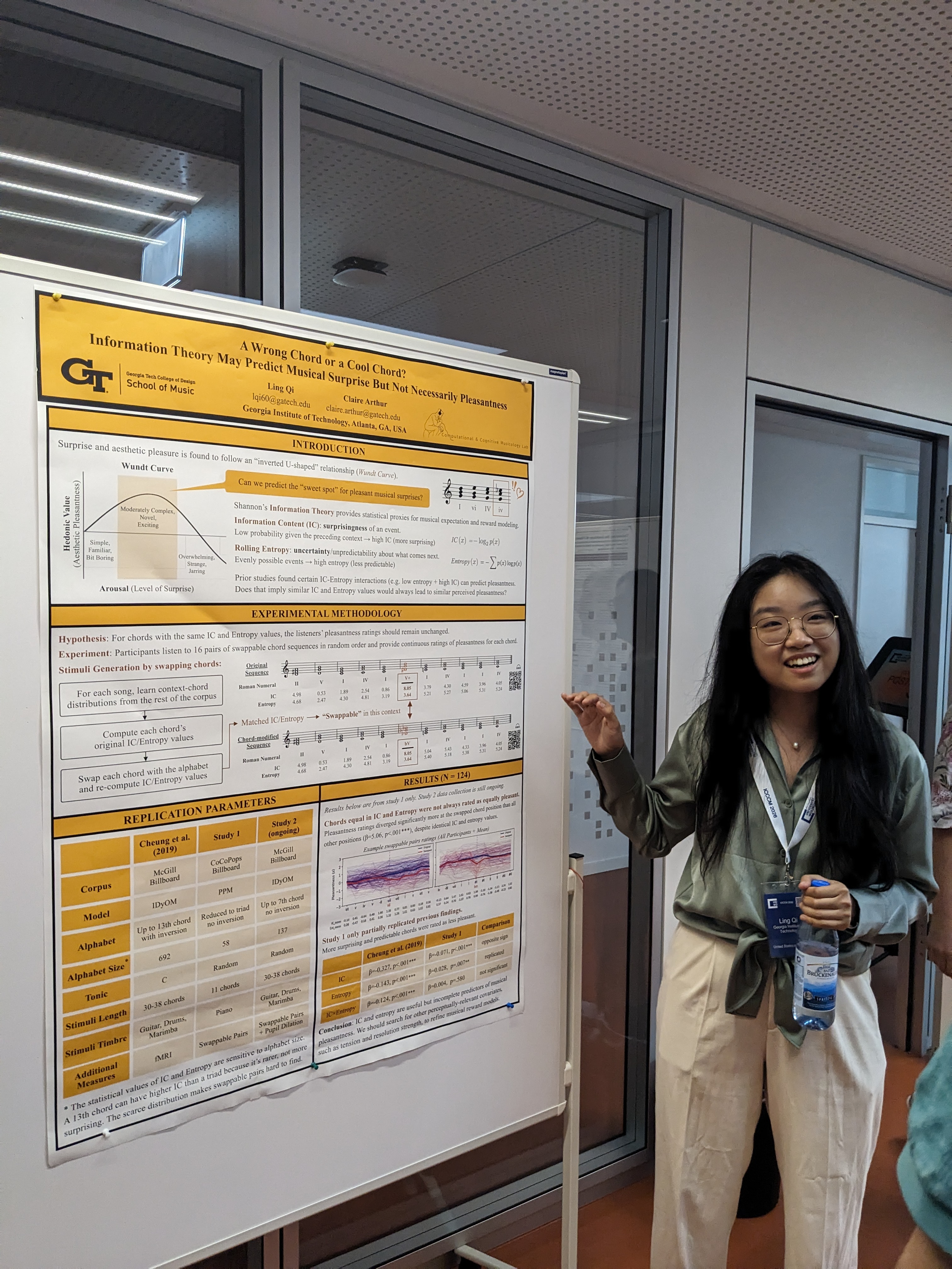 Photo of Ling at ICCCM 2026